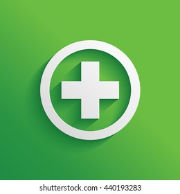 Medical cross icon