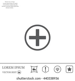 Medical cross icon