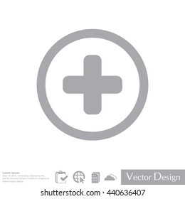 Medical cross icon