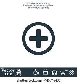 Medical cross icon