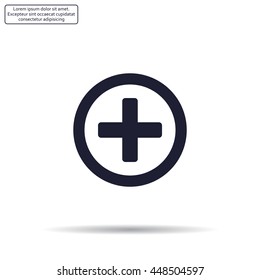 Medical cross icon