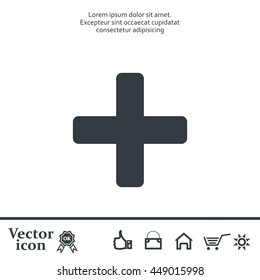 Medical cross icon