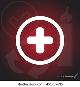 Medical cross icon