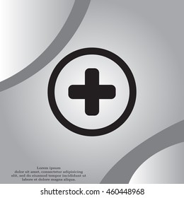 Medical cross icon