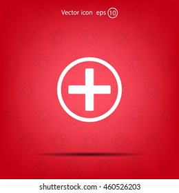 Medical cross icon