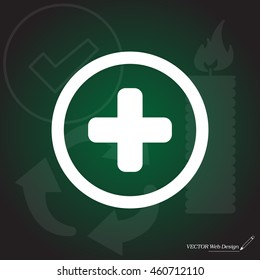Medical cross icon