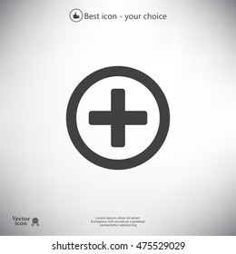 Medical cross icon