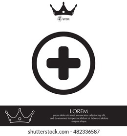 Medical cross icon