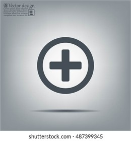 Medical cross icon