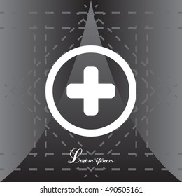 Medical cross icon