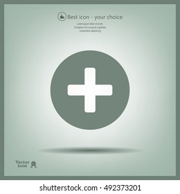 Medical cross icon
