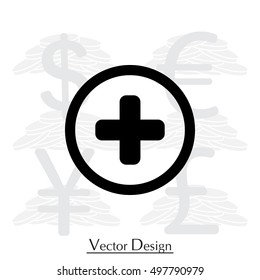 Medical cross icon