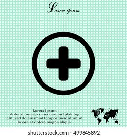 Medical cross icon