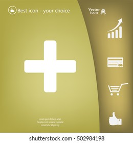 Medical cross icon
