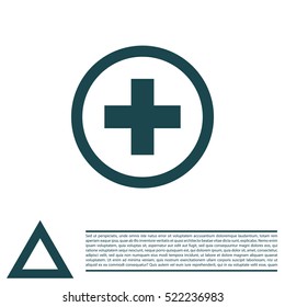 Medical cross icon