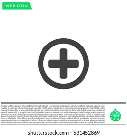 Medical cross icon