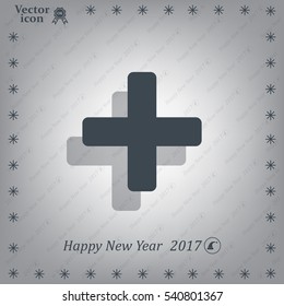 Medical cross icon