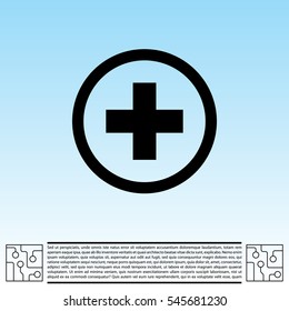 Medical cross icon