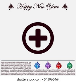 Medical cross icon