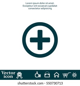 Medical cross icon