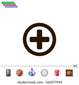 Medical cross icon