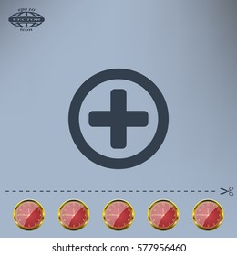 Medical cross icon