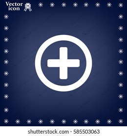 Medical cross icon