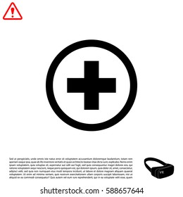 Medical cross icon