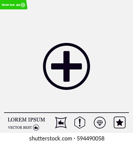Medical cross icon