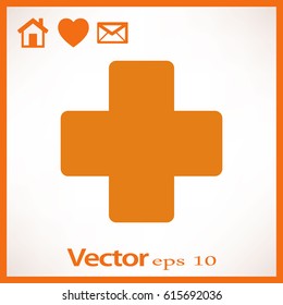 Medical cross. icon