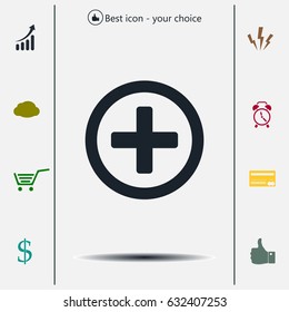 Medical cross icon