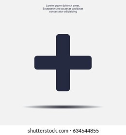 Medical cross icon