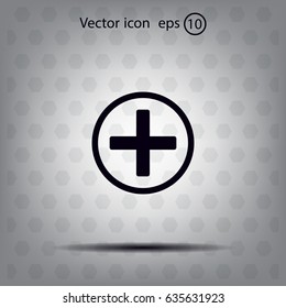 Medical cross icon