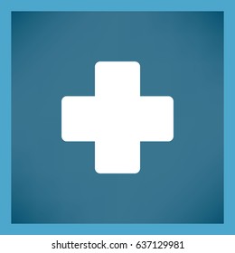 Medical cross. icon