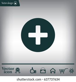 Medical cross icon