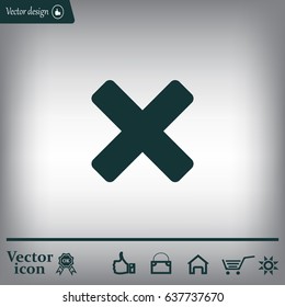 Medical cross icon