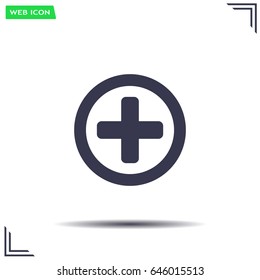 Medical cross icon