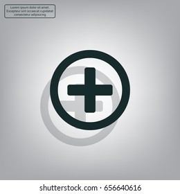 Medical cross icon