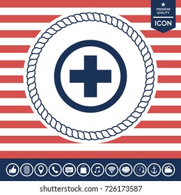 Medical cross icon