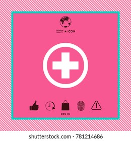 Medical cross icon