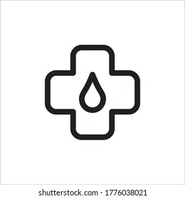 Medical Cross Icon Design Vector Template