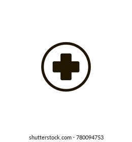 medical cross icon. sign design