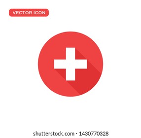 Medical Cross Icon Vector Illustration Design