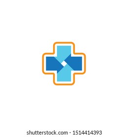 Medical cross icon vector illustration