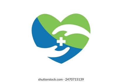 Medical cross icon vector image logo design