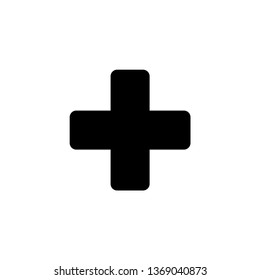 medical cross icon vector logo template 