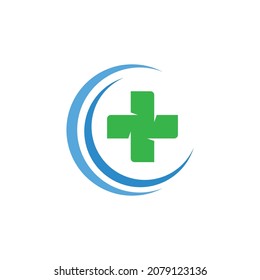 Medical Cross illustration Logo template vector design