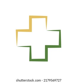 Medical Cross illustration Logo template vector design