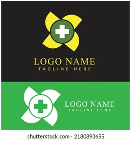 Medical Cross illustration Logo template vector design