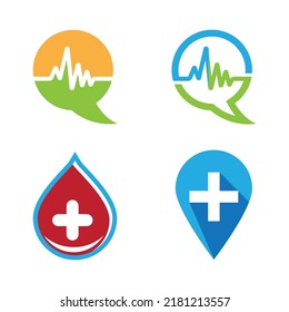 Medical Cross illustration Logo template vector design